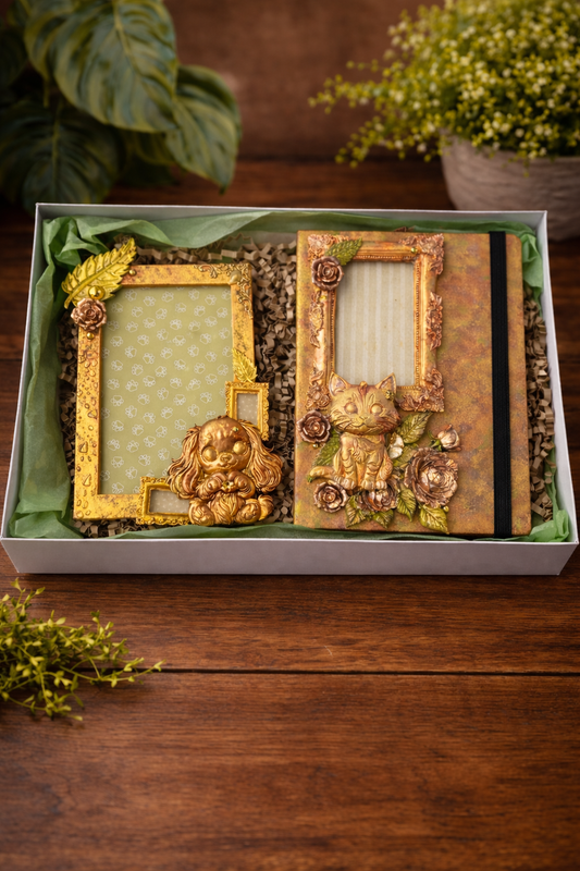 Coffret Cadranimo 3- Cadre 10x15 et carnet assorti
